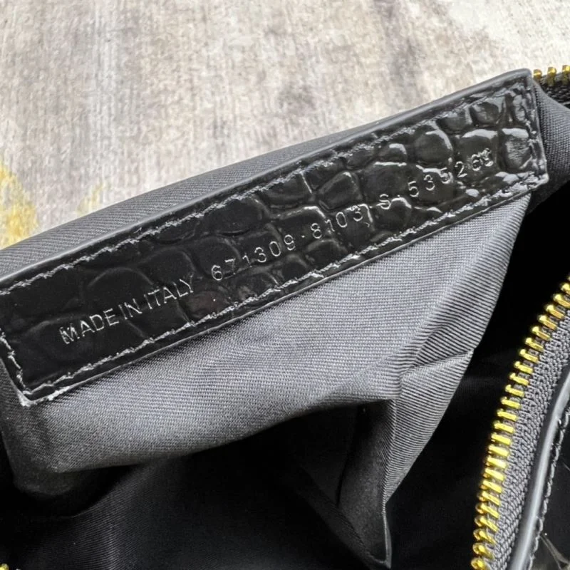 Balenciaga Le Cagole Mini Crocodile Half-Moon Bag Cozy 38357