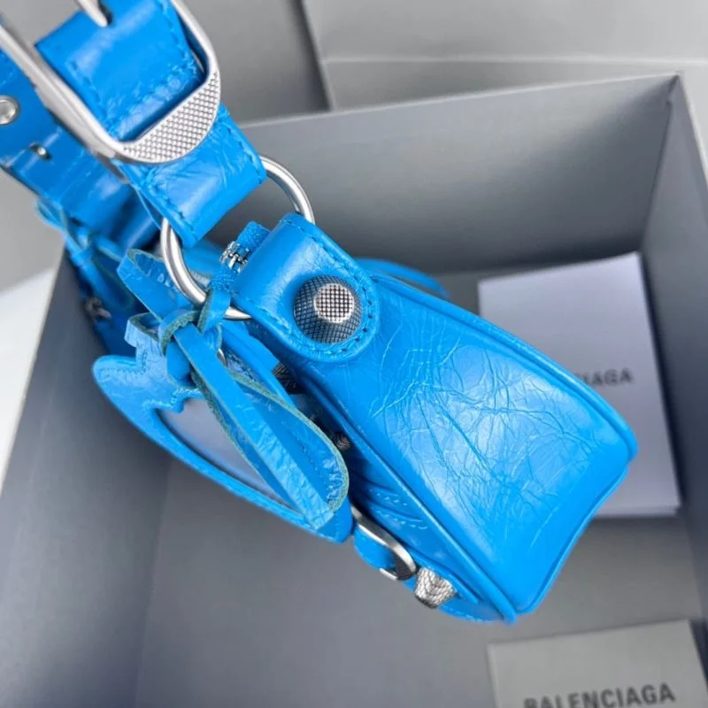 Flexible Balenciaga Le Cagole Mini Half-Moon Dumpling Bag 38346