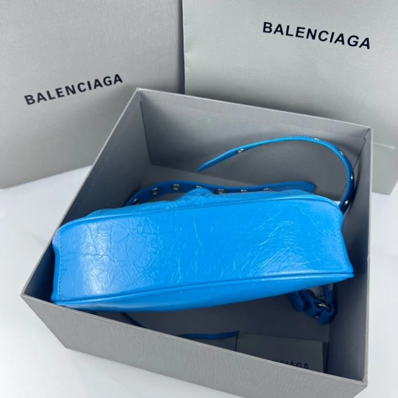 Flexible Balenciaga Le Cagole Mini Half-Moon Dumpling Bag 38346