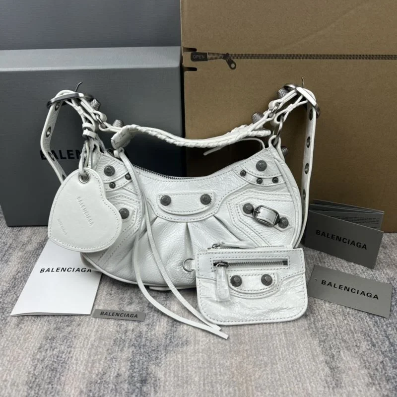 Sleek Balenciaga Le Cagole Mini Horn Dumpling Bag - Vintage 38377