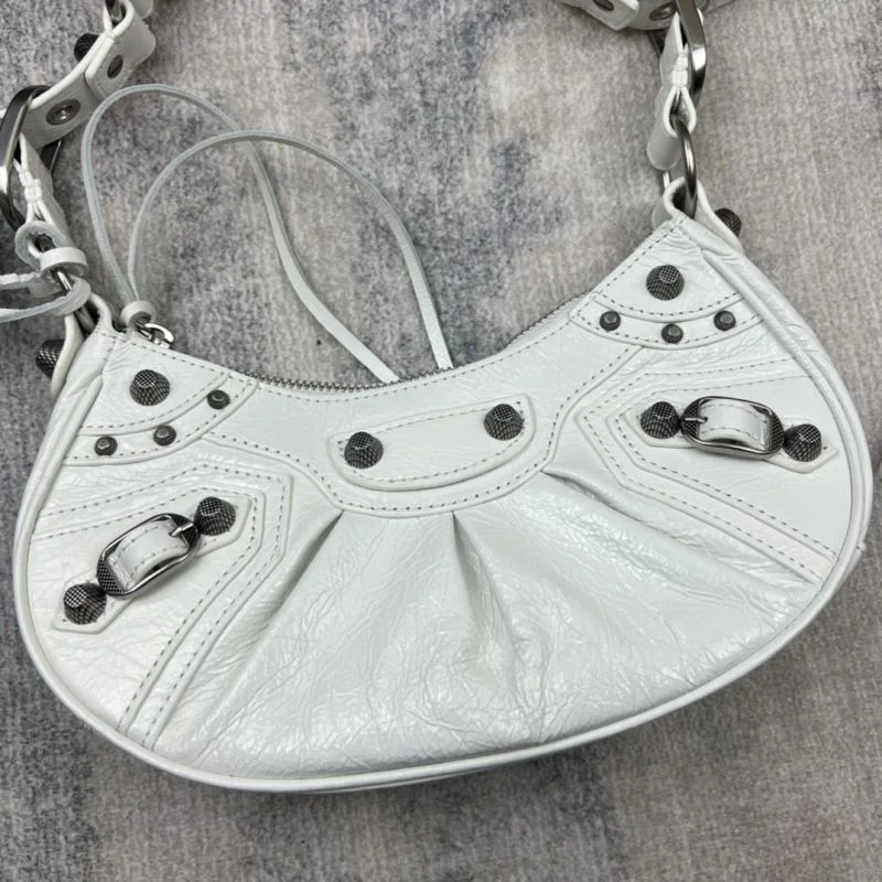 Sleek Balenciaga Le Cagole Mini Horn Dumpling Bag - Vintage 38377