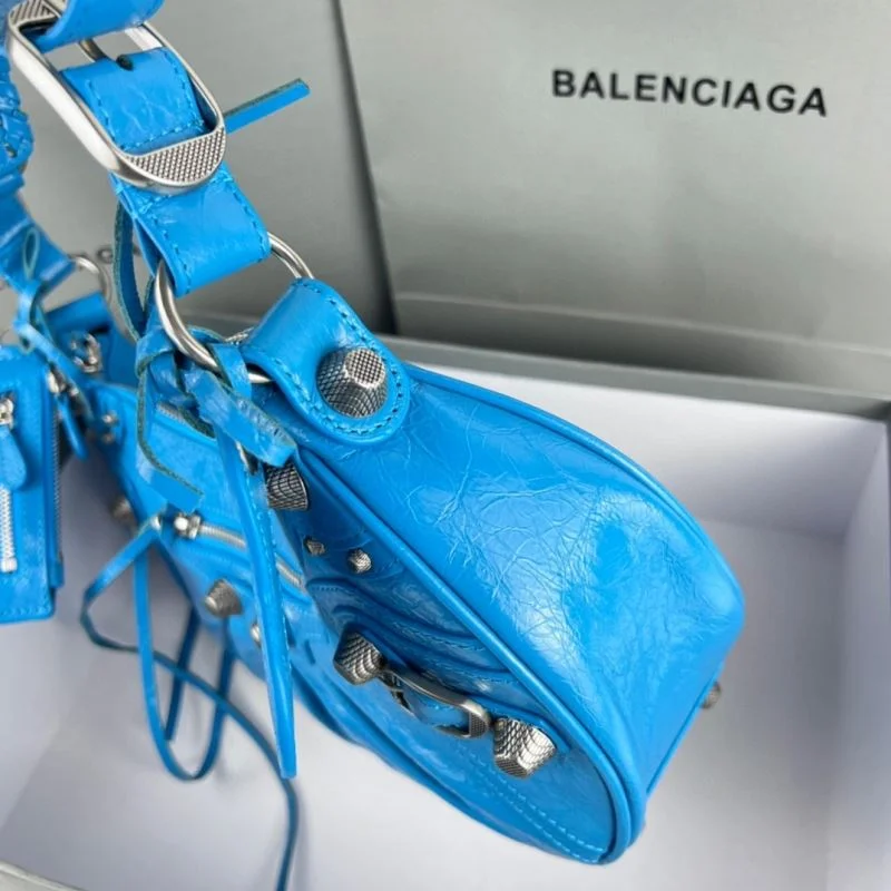 Balenciaga Le Cagole Retro Dumpling Bag in Light Blue Comfortable 38359