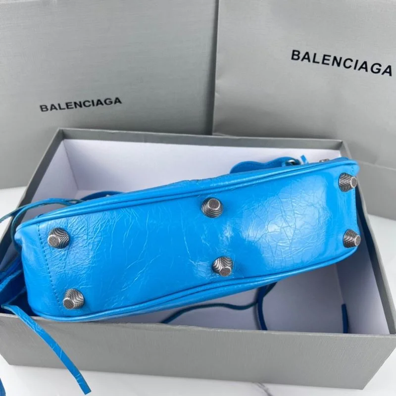 Balenciaga Le Cagole Retro Dumpling Bag in Light Blue Comfortable 38359
