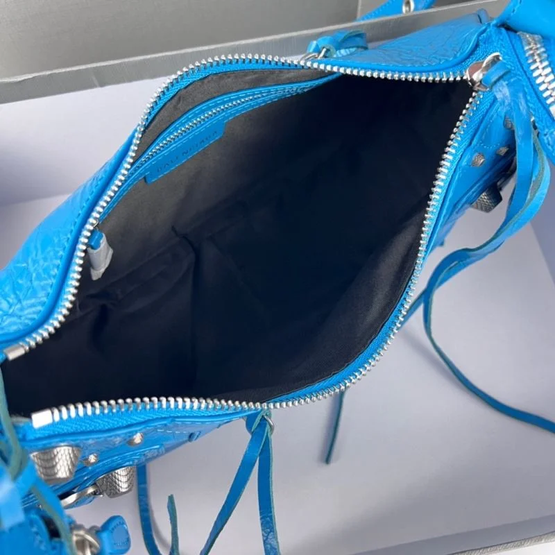Balenciaga Le Cagole Retro Dumpling Bag in Light Blue Comfortable 38359