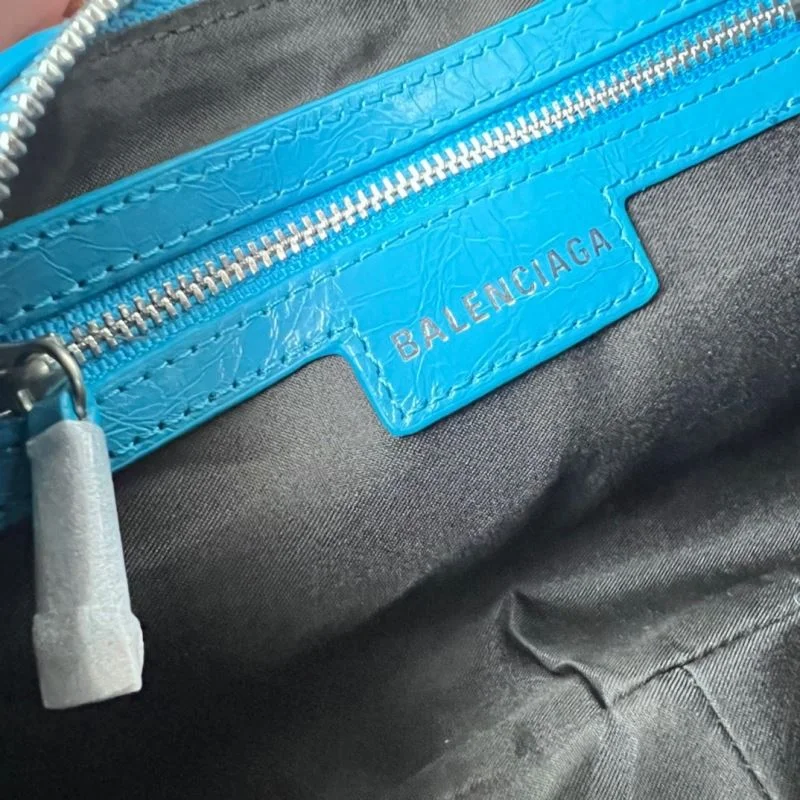 Balenciaga Le Cagole Retro Dumpling Bag in Light Blue Comfortable 38359