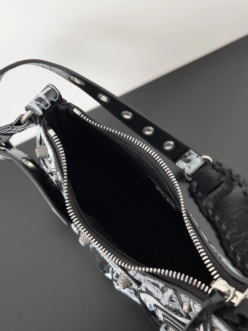 Premium Balenciaga Le Cagole Retro Half-Moon Studded Handbag 78829