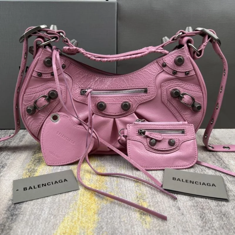Balenciaga Le Cagole Retro Motorcycle Dumpling Bag QuickDry 38347