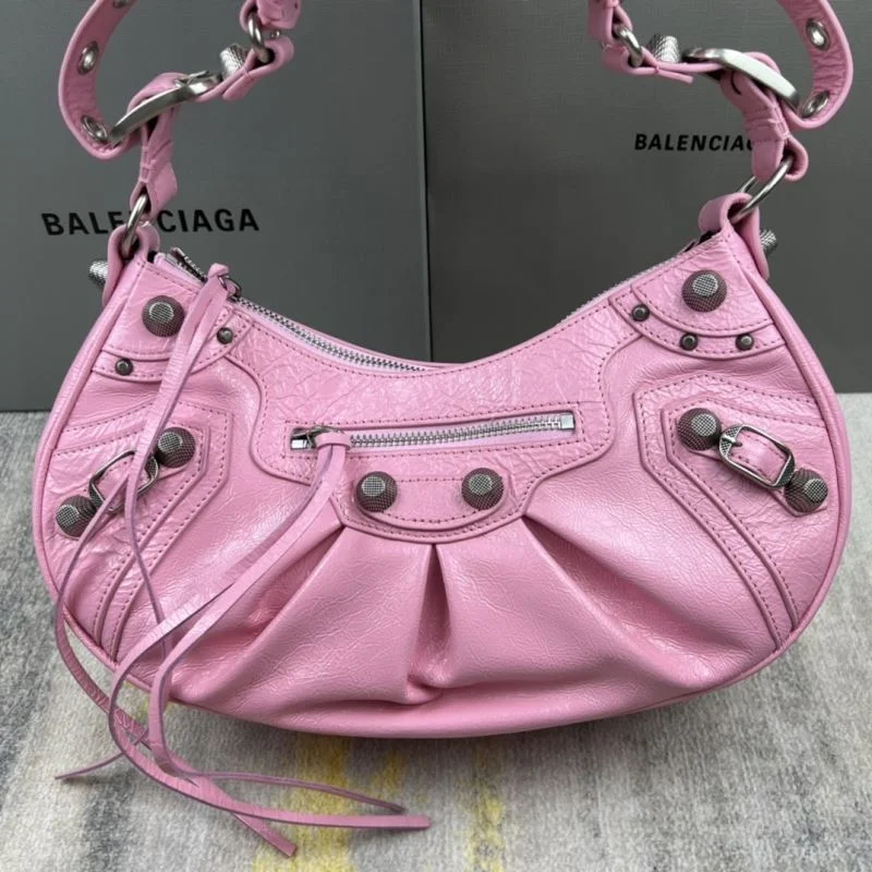 Balenciaga Le Cagole Retro Motorcycle Dumpling Bag QuickDry 38347