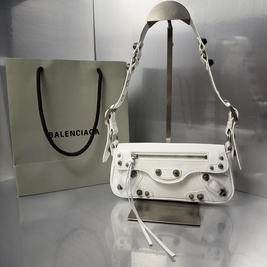 Balenciaga Le Cagole Small Baguette Sling Bag in Lambskin MultiPurpose 61084