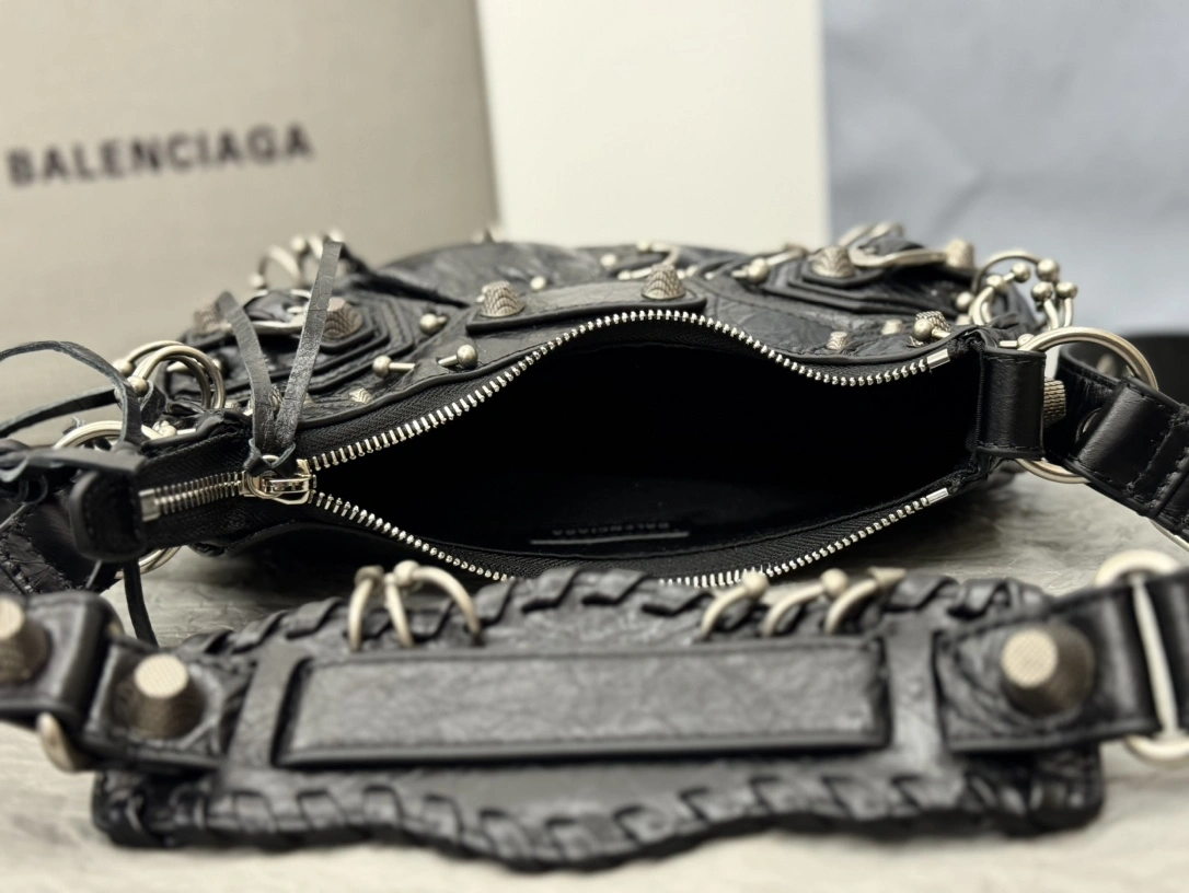 Balenciaga Le Cagole Studded Motorcycle Bag - Limited Edition Refined 61080