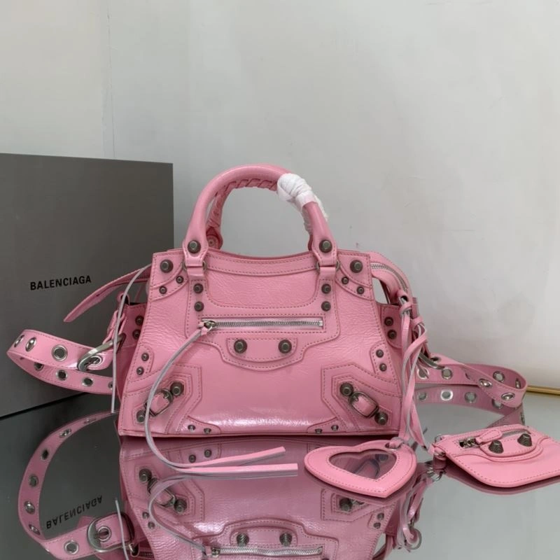 Modern Balenciaga Le Cagole XS City Handbag - Neon Retro 78788