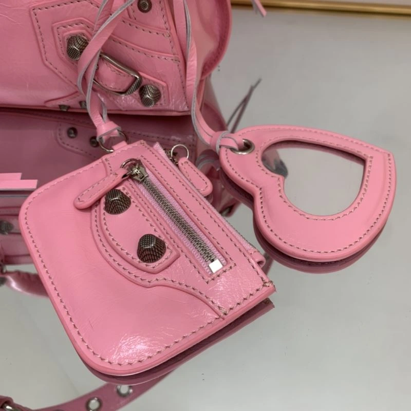 Modern Balenciaga Le Cagole XS City Handbag - Neon Retro 78788