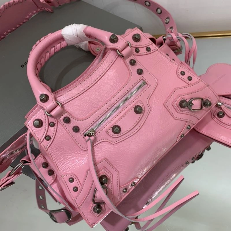 Modern Balenciaga Le Cagole XS City Handbag - Neon Retro 78788