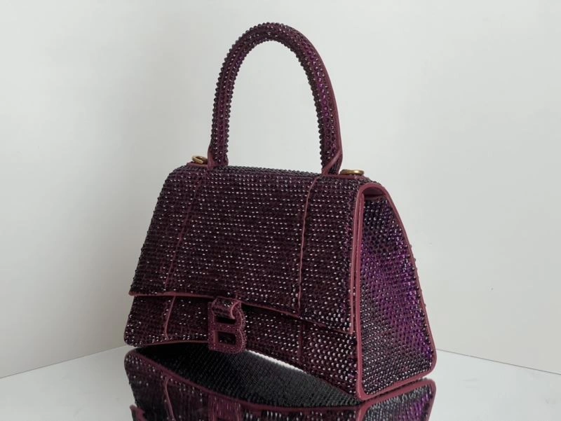 StreetReady Balenciaga Limited Edition Hourglass Red Diamond Bag 72584