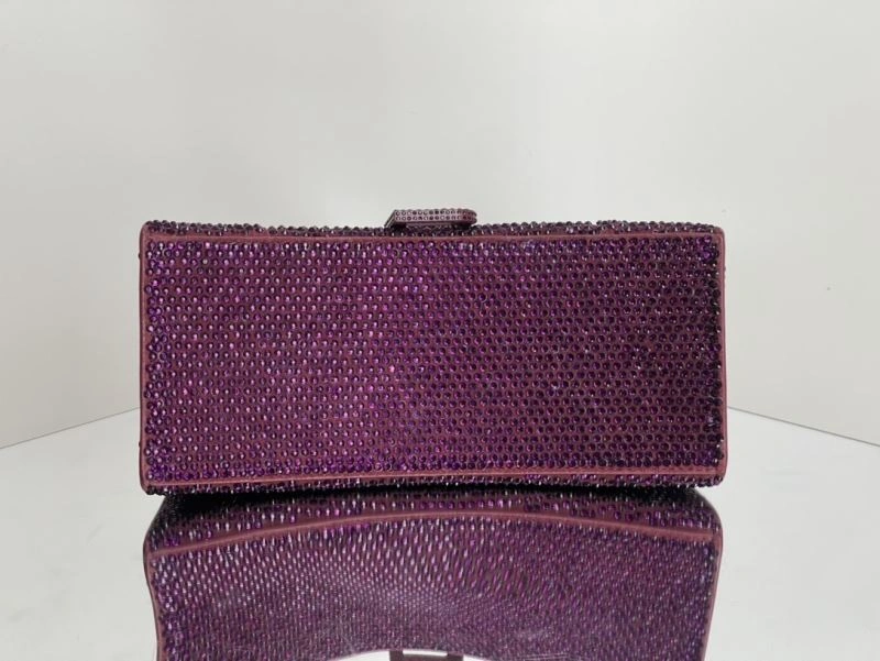 StreetReady Balenciaga Limited Edition Hourglass Red Diamond Bag 72584