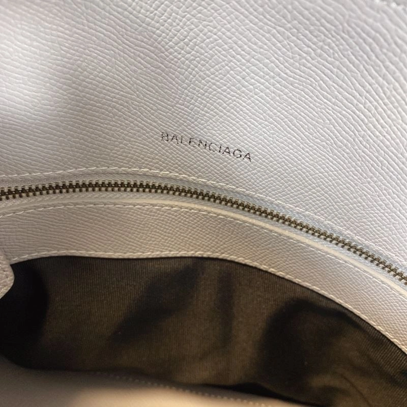Soft Balenciaga Limited Edition Shell Bag with Oversized Letters 75217