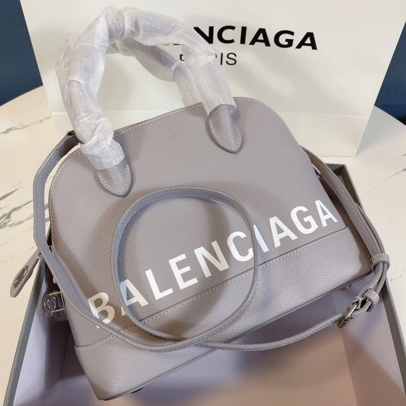 Soft Balenciaga Limited Edition Shell Bag with Oversized Letters 75217