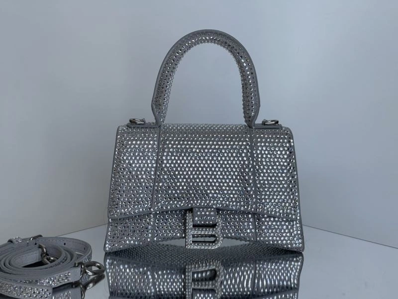 Bold Balenciaga Limited Edition Studded Hourglass Sand Timer Bag 72573