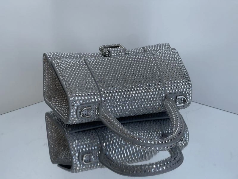 Bold Balenciaga Limited Edition Studded Hourglass Sand Timer Bag 72573