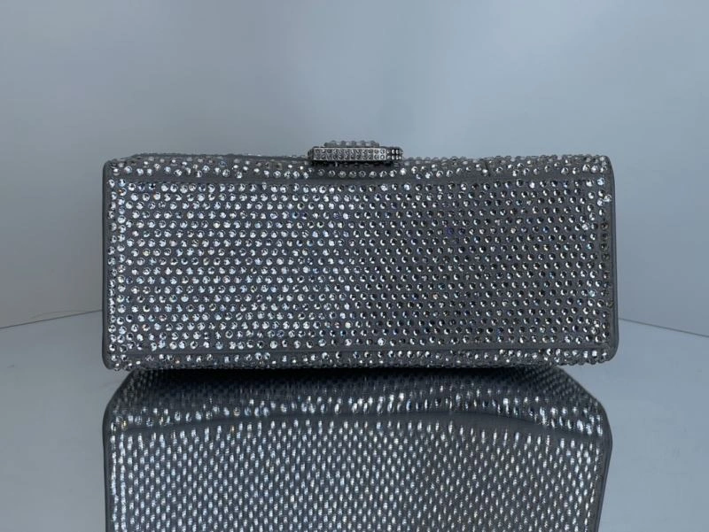 Bold Balenciaga Limited Edition Studded Hourglass Sand Timer Bag 72573