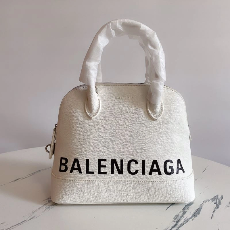 EasyCare Balenciaga Limited Edition White Embossed Shell Bag 75241