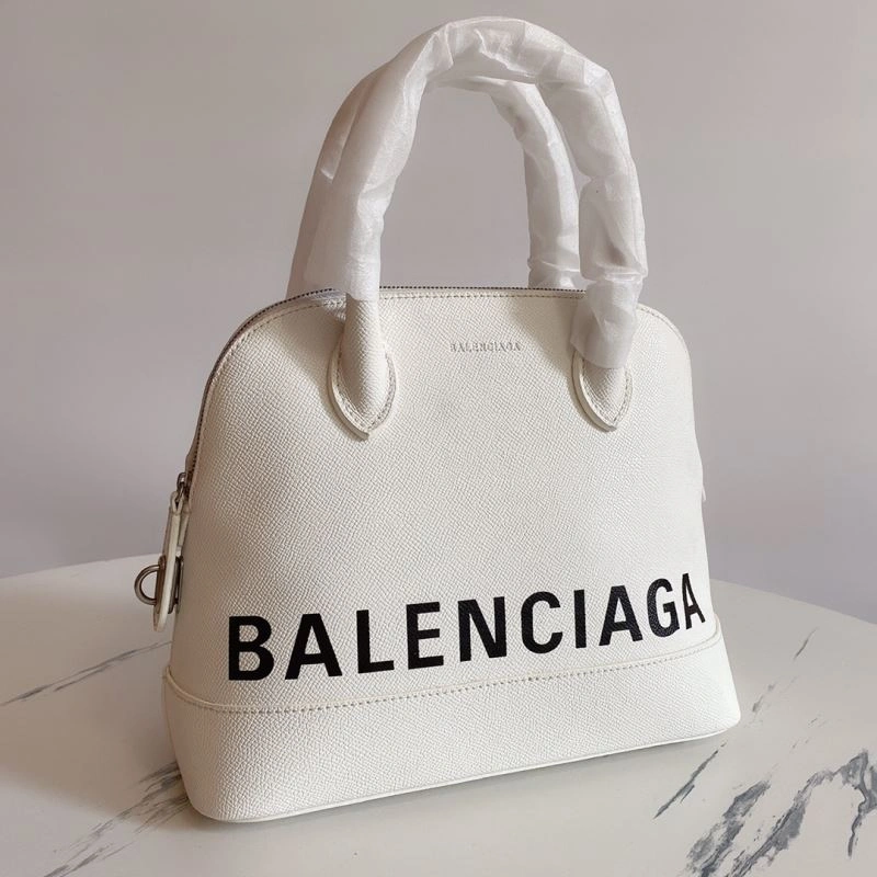 EasyCare Balenciaga Limited Edition White Embossed Shell Bag 75241