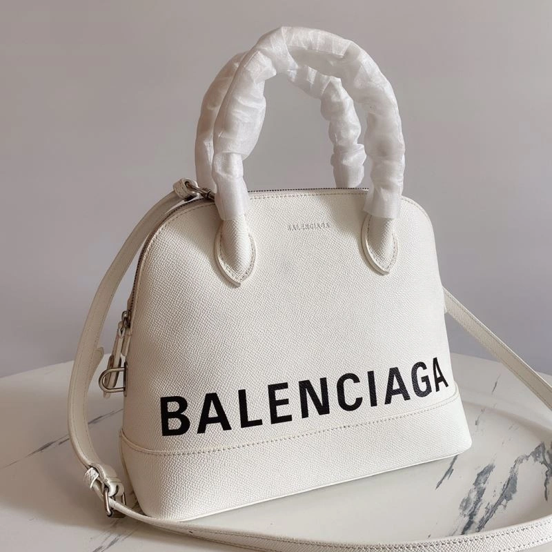EasyCare Balenciaga Limited Edition White Embossed Shell Bag 75241