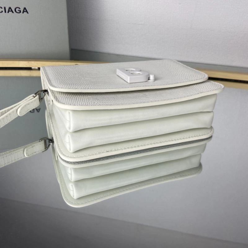 TopPick Balenciaga Lizard Pattern Box Crossbody Bag - Model 78328