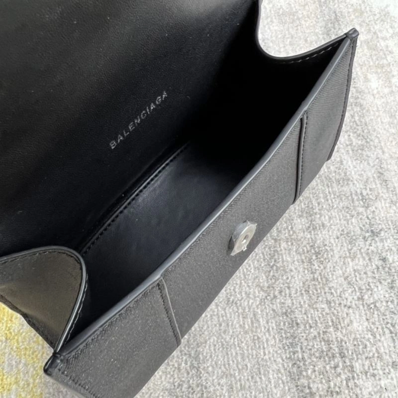 Functional Balenciaga Luminous Crescent Hourglass Bag - Shiny Black Balenciaga 78737