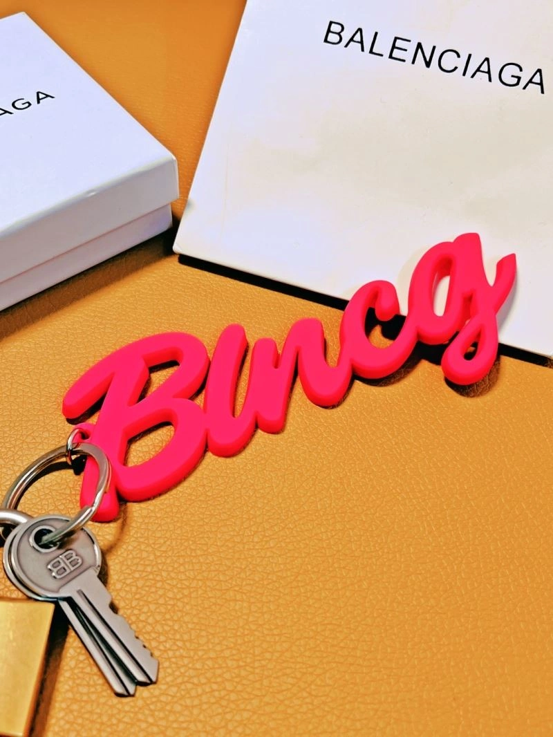 Contemporary Balenciaga Luxe Gold Keychain a  Accessory for Style 70080