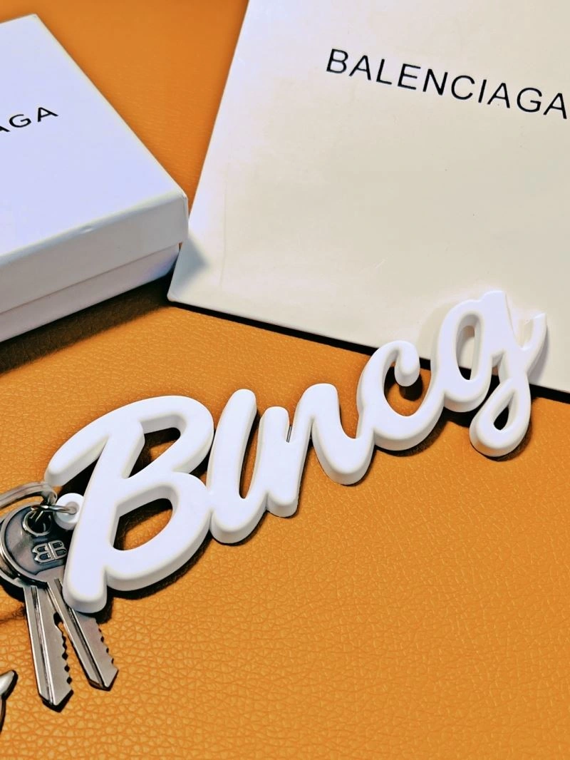 Packable Balenciaga Luxe Gold Textured Keychain -  Accessory 70122