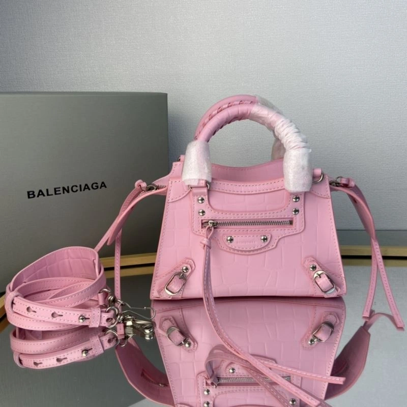 Balenciaga Luxe Trapezoid Motorcycle Bag -  Chic Design AllSeason 75349