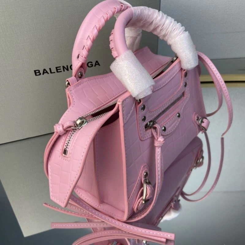 Balenciaga Luxe Trapezoid Motorcycle Bag -  Chic Design AllSeason 75349