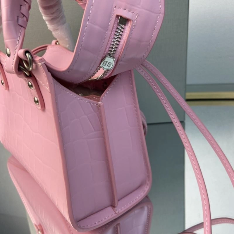 Balenciaga Luxe Trapezoid Motorcycle Bag -  Chic Design AllSeason 75349