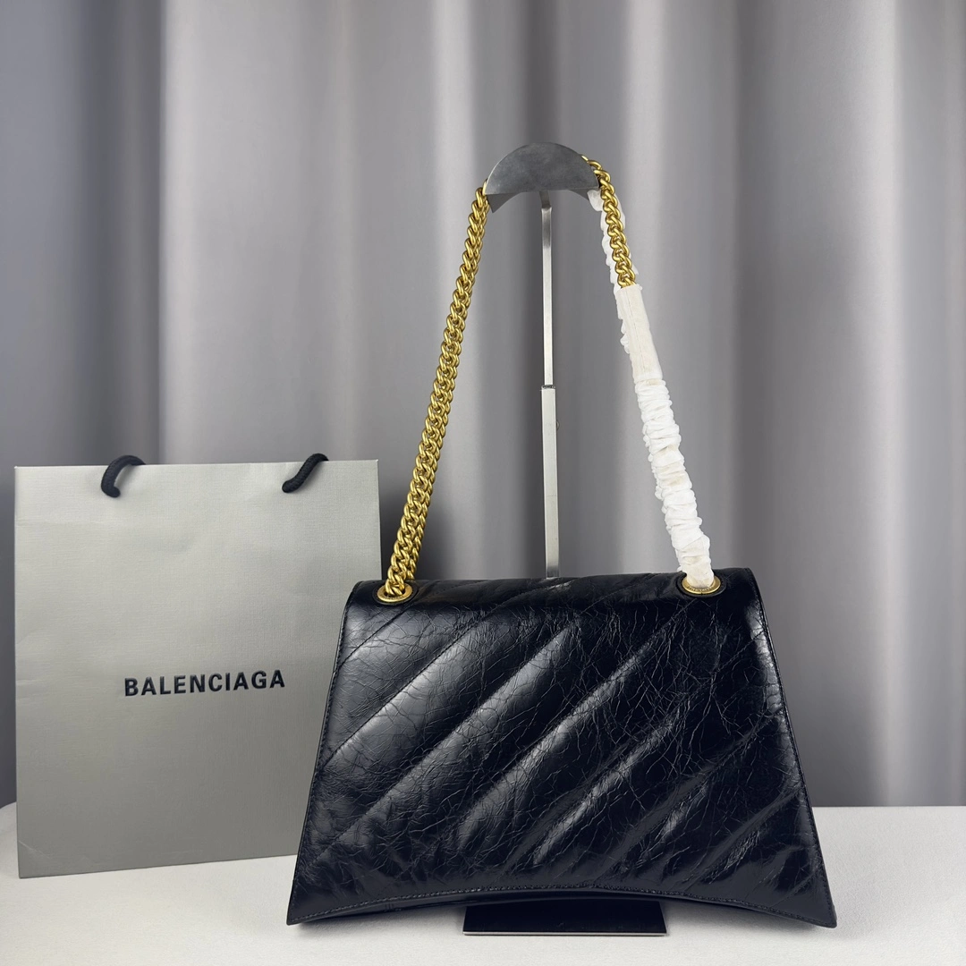 Balenciaga Medium Crush Gold Hourglass Chain Bag ModernLook 60966