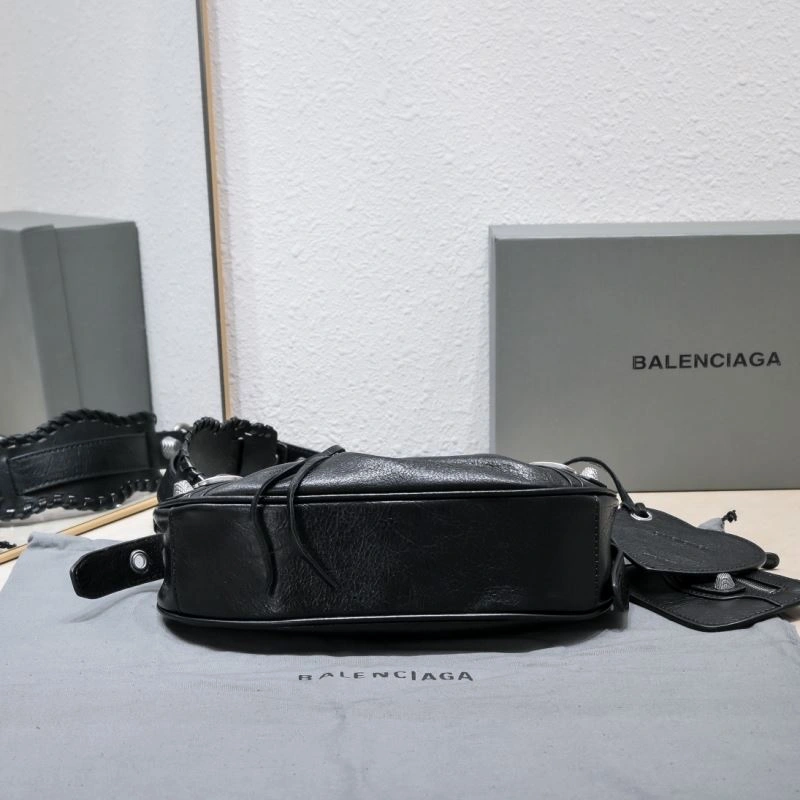 Comfortable Balenciaga Mini Black Crescent Bag - 26cm  Design 72704