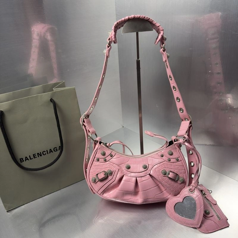 Balenciaga Mini Crocodile Flash Diamond Crossbody Bag MultiPurpose 72754