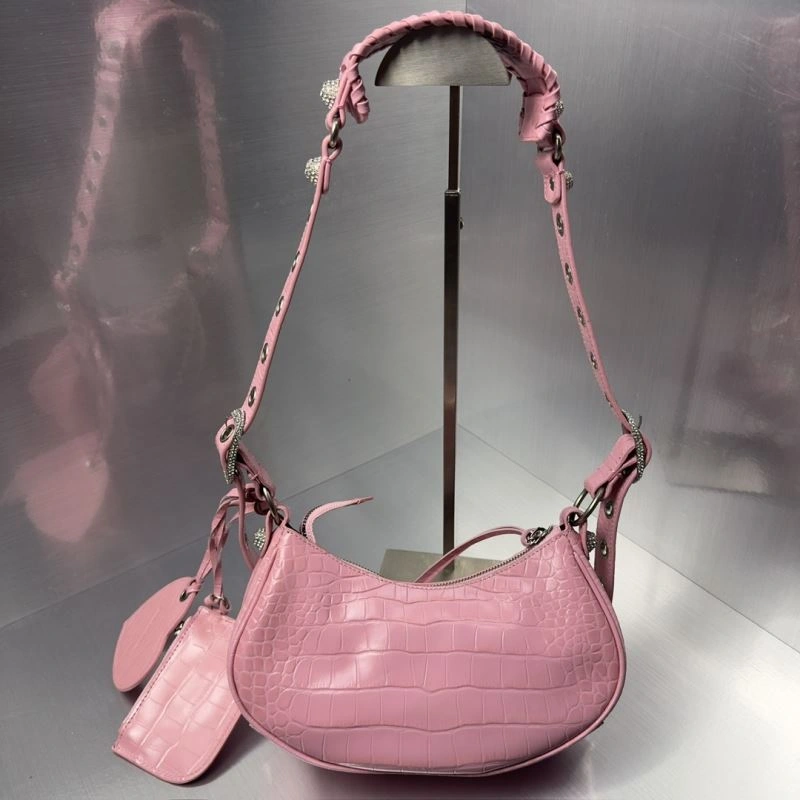 Balenciaga Mini Crocodile Flash Diamond Crossbody Bag MultiPurpose 72754