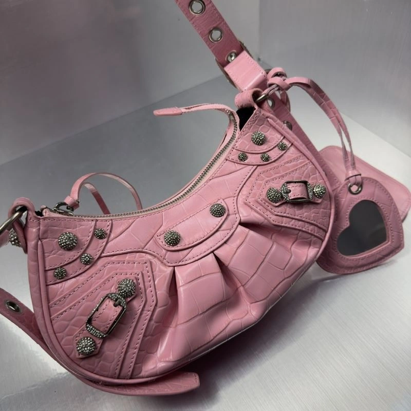 Balenciaga Mini Crocodile Flash Diamond Crossbody Bag MultiPurpose 72754