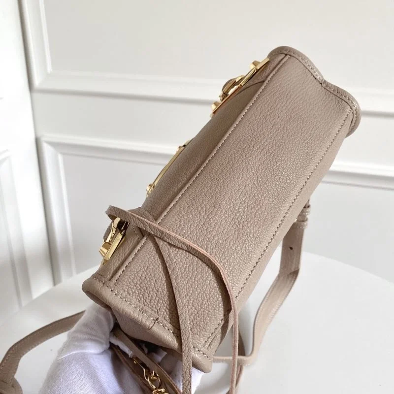 EasyCare Balenciaga Mini Goat Leather Motorcycle Bag with Gold Buckle 38318