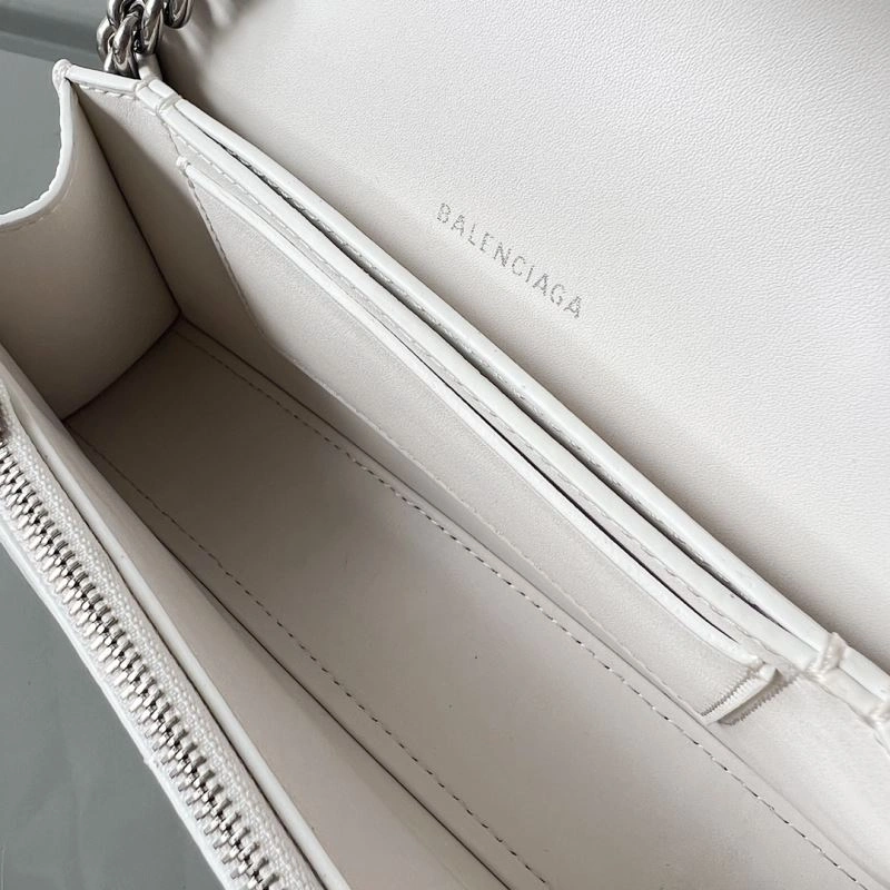 Balenciaga Mini Hourglass Cracked Leather Crush Handbag Comfortable 78646