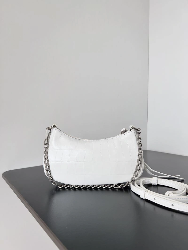GoAnywhere Balenciaga Mini Le Cagole Half-Moon Handbag with Double Strap 78821