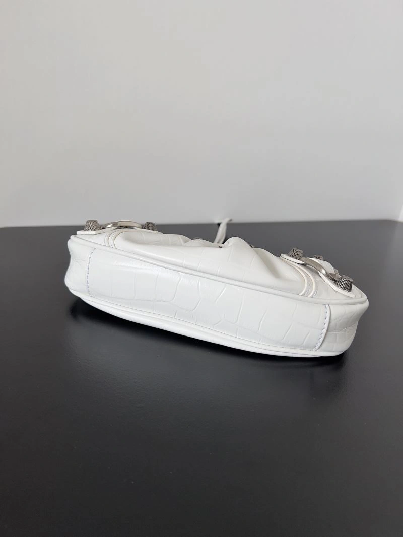 GoAnywhere Balenciaga Mini Le Cagole Half-Moon Handbag with Double Strap 78821