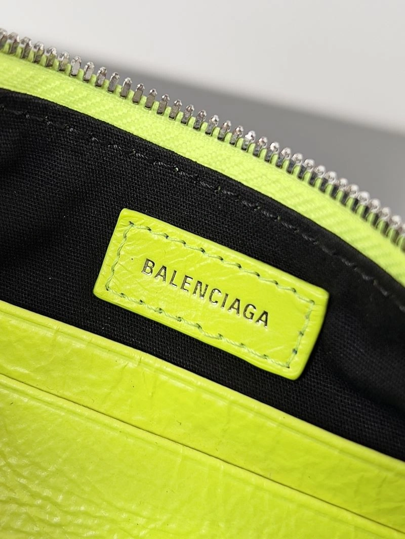 Balenciaga Mini Le Cagole Half-Moon Handbag with Double Straps Neat 78828