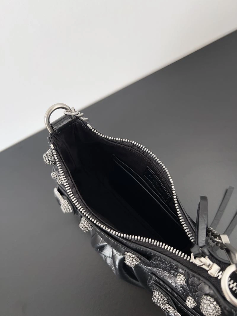 Balenciaga Mini Le Cagole Handbag - Retro Crescent Design  Style StreetReady 78799