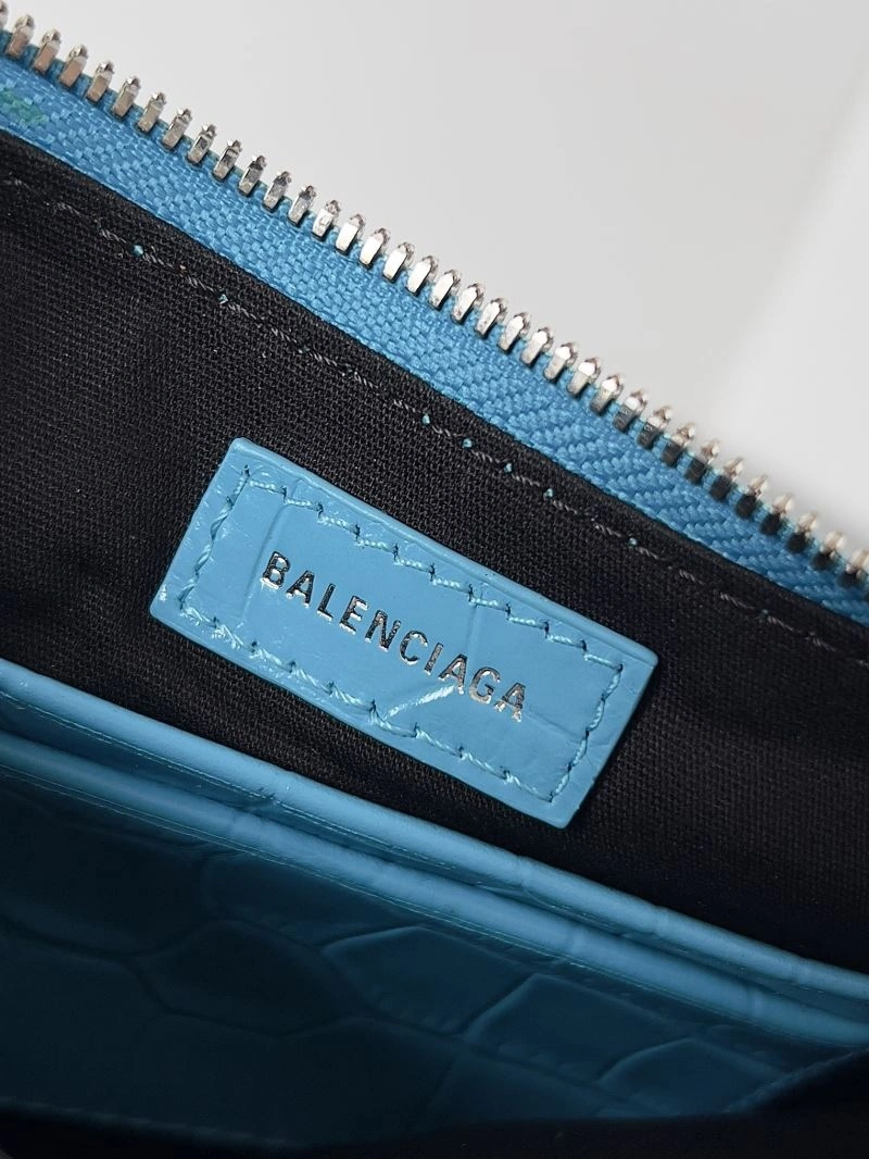 Trendy Balenciaga Mini Le Cagole Handbag - Retro Half-Moon Style Chic 78810