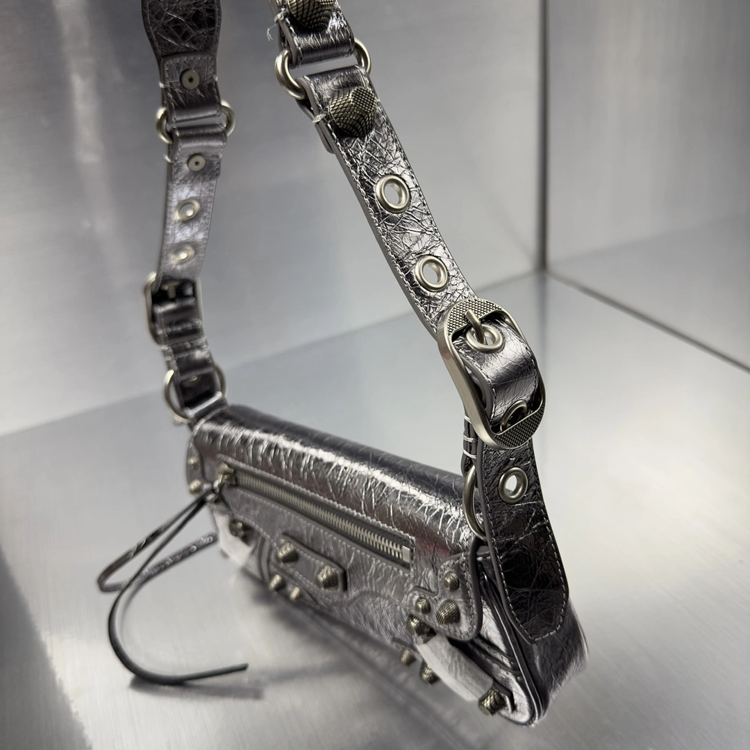 TravelReady Balenciaga Mini Le Cagole Lambskin Sling Bag - Everyday 61082