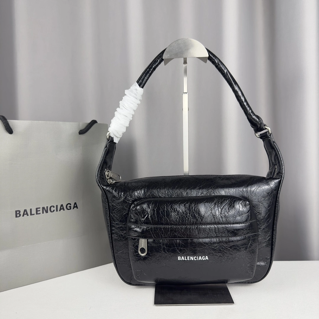 Balenciaga  Cowhide Underarm Bag - Runway Edition RelaxedFit 60872