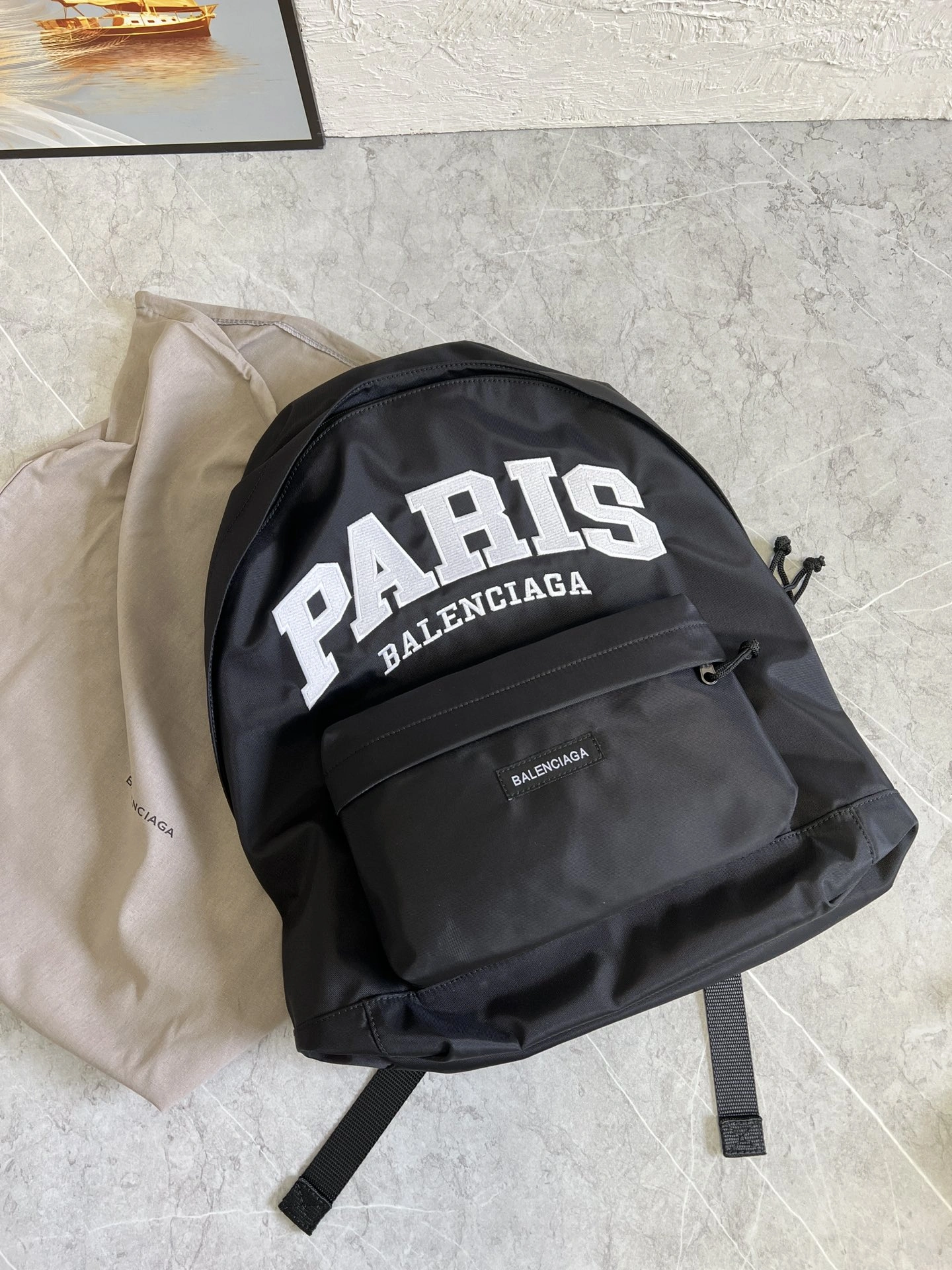 Supportive Balenciaga  High-End Unisex Shoulder Backpack 61066