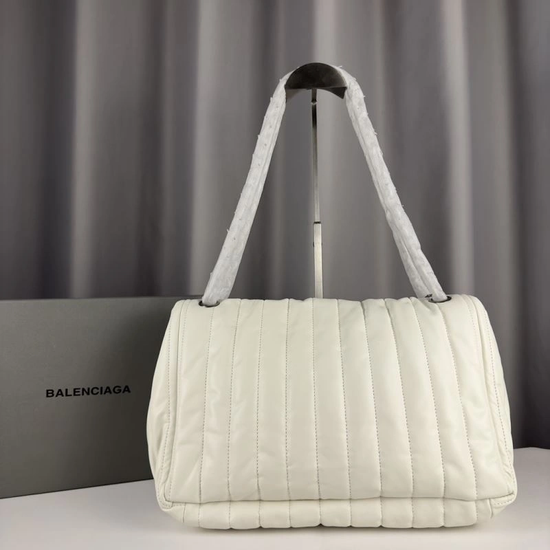 Balenciaga Monaco Luxe Calfskin Chain Bag -  Autumn Essential Stylish 75277